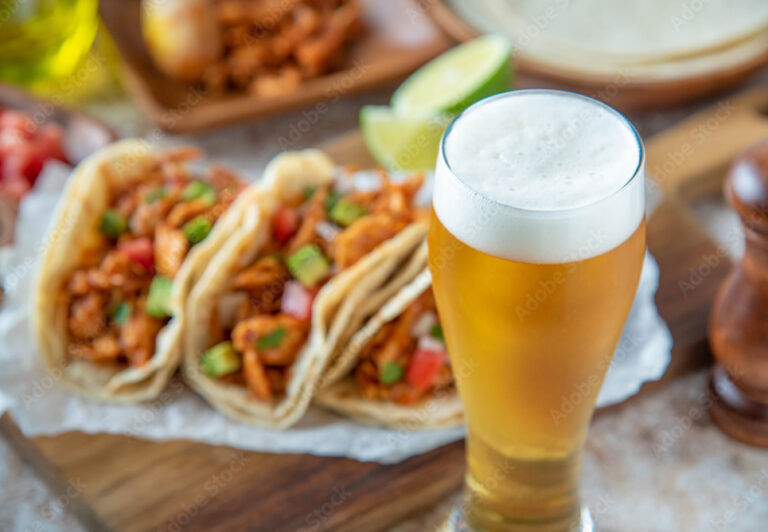 Delicious Mexican food paired with craft beer at Mojo Rosa's in Egg Harbor, Door County